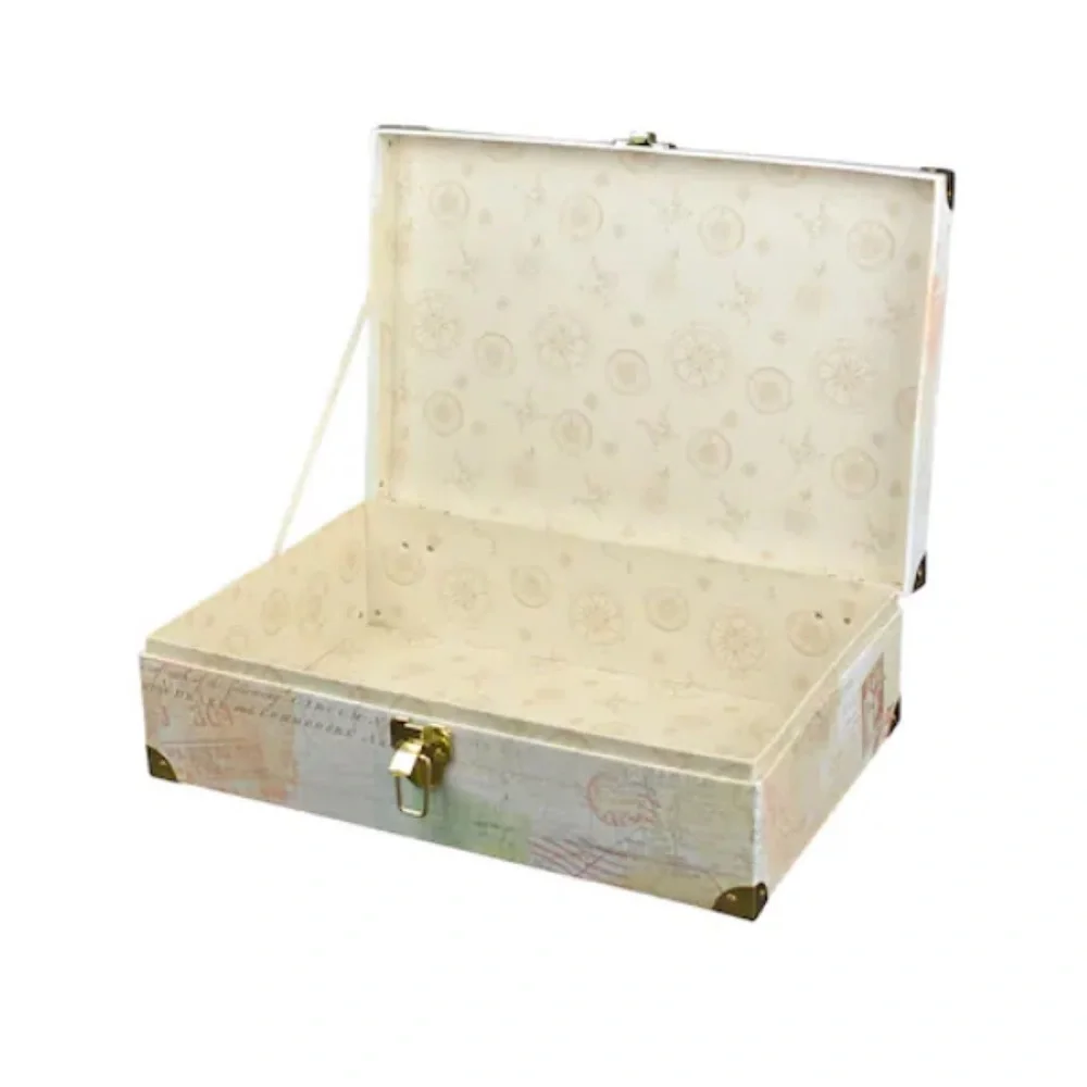 Decorative Luggage Storage Box / Suitcase Box Trunk